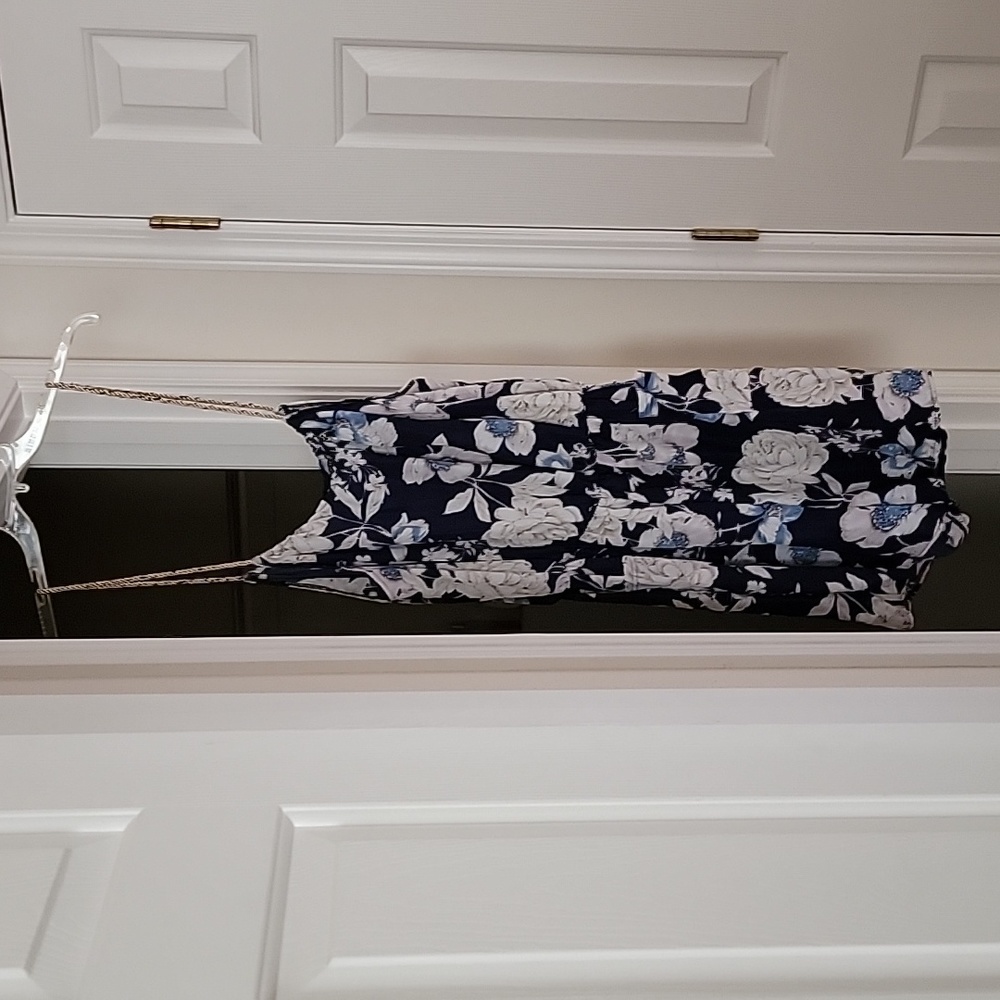 Navy blue romper with pockets size 1xl